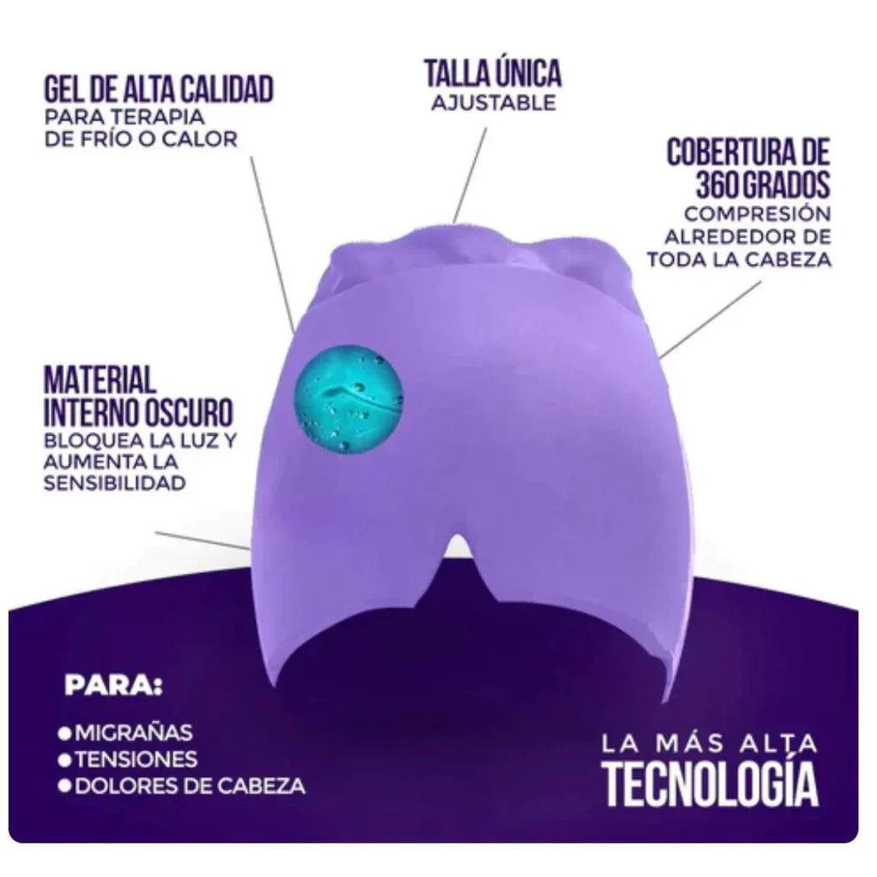 MIGRAGEL - Gorro Terapéutico Anti-Migraña